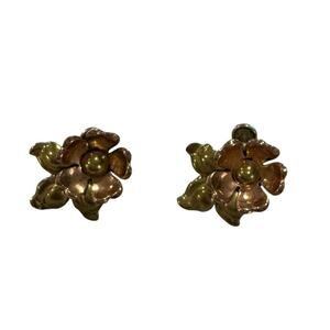 Vintage Van Dell 12K Gold Filled Screw Back Earrings